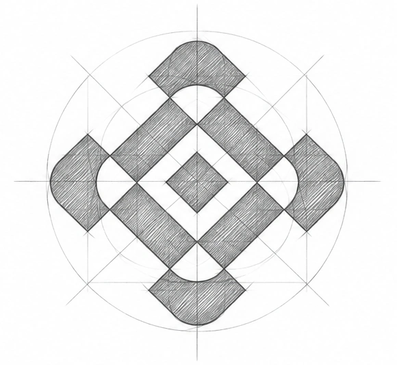 Pencil concept illustration of the mark